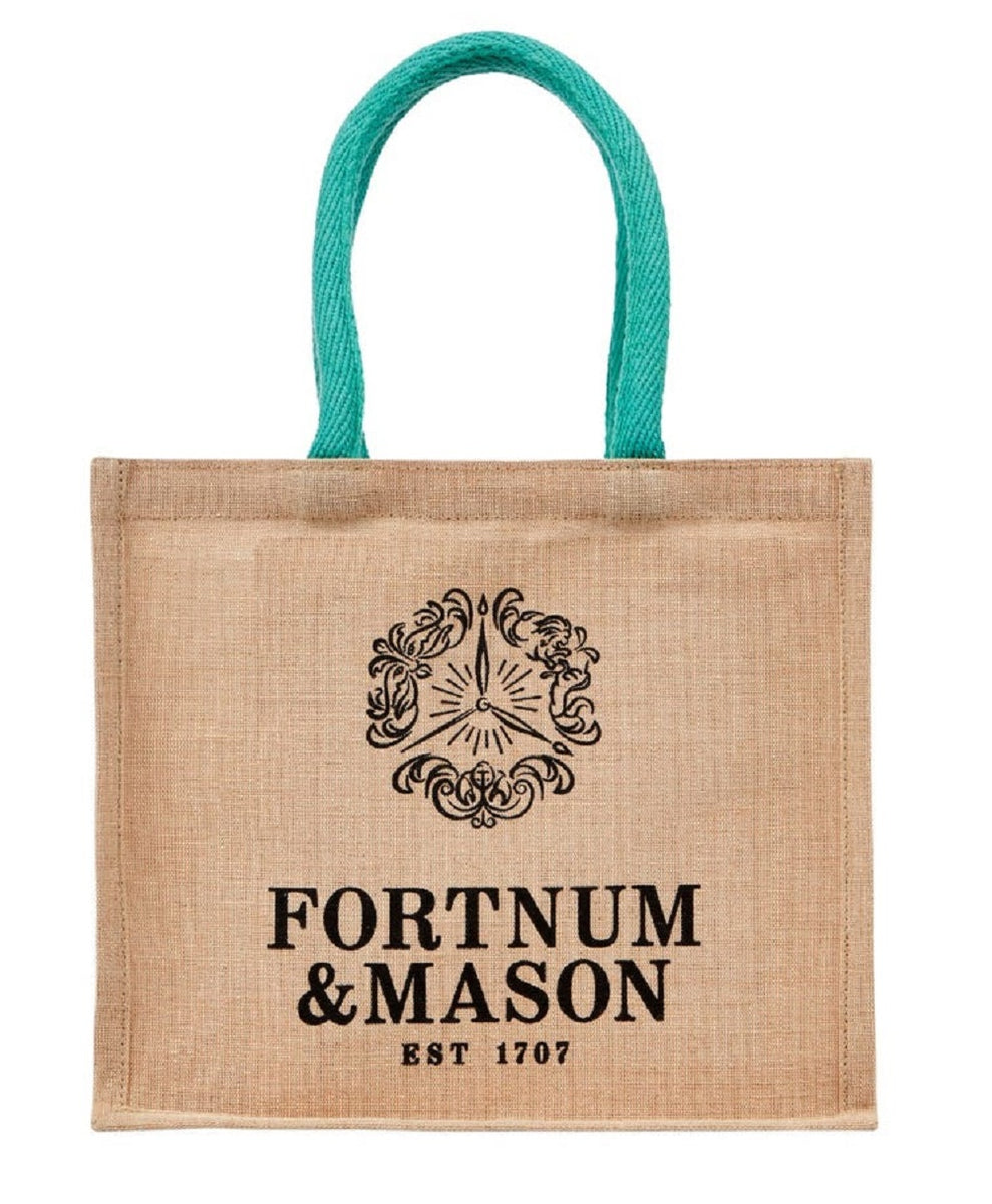 Fortnum & Mason フォートナム & メイソン 2021年 プラスチックフリー ジュート & コットン ロゴ ショルダー エコバ