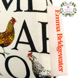 Emma Bridgewater エマ・ブリッジウォーター ニワトリ ティーコージー ティーコゼ ティーポット 保温カバー チャールズ国王 戴冠式 キャニスター 収納缶 ２点セット