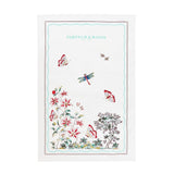 Fortnum & Mason フォートナム＆メイソン ピカデリー・ハウス クリスマス ストア ビルディング &ナイルの水色 ストライプ マグカップ ファインボーンチャイナ 陶磁器 英国製 ＆ ワイルドガーデン ティータオル ３点セット