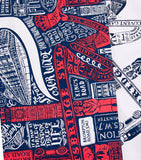 Harrods ハロッズ ピクチャー・フォント ロンドンがギュッと詰まった ロンドンあふれるデザイン & スタイリッシュなロゴ ティータオル キッチンクロス ふきん ディッシュクロス ２枚 セット