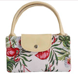 Signare シグナーレ フラミンゴ タペストリー コンパクト 折りたたみ トートバッグ ハンドバッグ