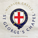 英国 Windsor Castle St. George's Chapel ウィンザー城 セントジョージ礼拝堂 ガーター勲章 キャンバス ショルダーバッグ エコバッグ