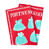Fortnum & Mason フォートナム & メイソン クリスマス・プディング コットン ティータオル キッチンクロス ふきん ディッシュクロス 英国製
