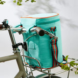 Fortnum & Mason フォートナム & メイソン ナイルの水色 自転車ハンドルホルダー & 雨除けカバー付き 保冷 ピクニック シティーバッグ ショルダーバッグ クロスボディバッグ クーラーバッグ エコバッグ
