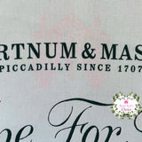 Fortnum & Mason フォートナム & メイソン フォートナムズ・ファイン・ブレンド エレガントな紅茶デザイン コットン ティータオル キッチンクロス ふきん ディッシュクロス 英国製