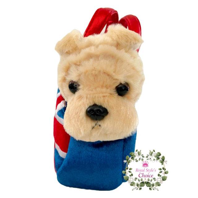 Harrods ハロッズ パグ 犬 in ユニオンジャック ミニバッグ ぬいぐるみ – shop royal style