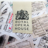 英国 ROYAL OPERA HOUSE ロイヤル・オペラ・ハウス 衣装タグ デザイン コットン ショルダーバッグ エコバッグ